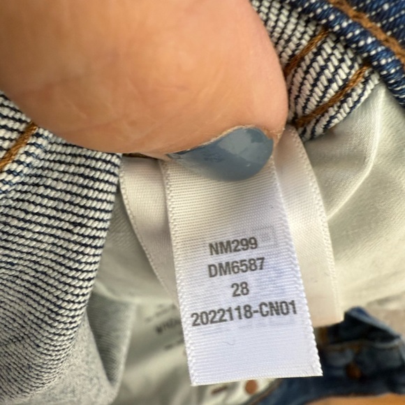 Madewell 10" High-Rise Skinny Jeans W-971 Size 28 - Picture 13 of 14